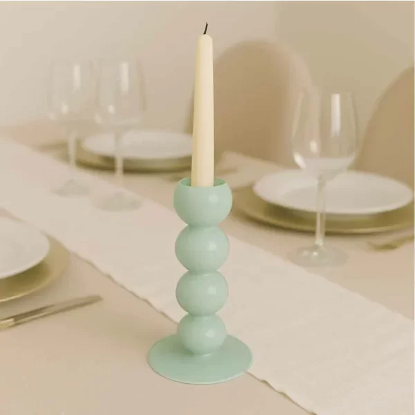 Producto - Candelabro vidrio burbujas