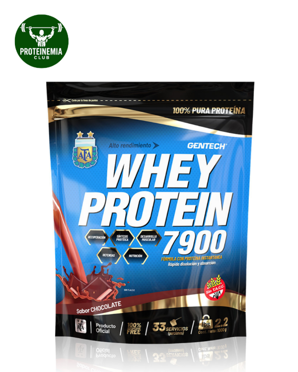 Producto - Gentech Whey Protein 7900 22 g de proteína con BCAA 1 kg