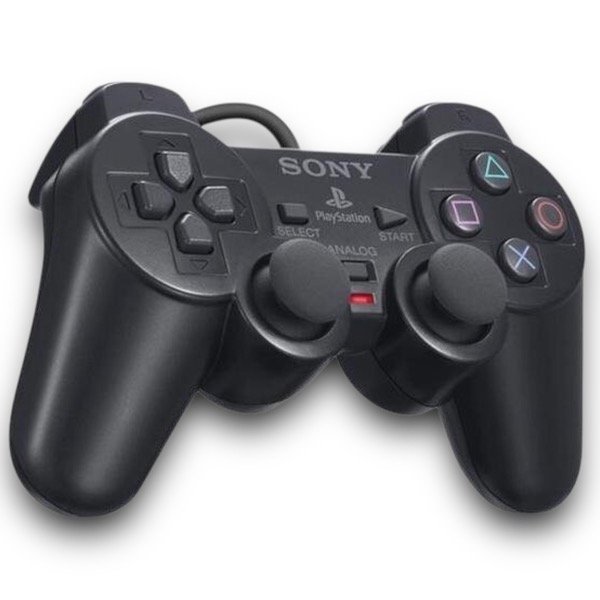 Producto - PlayStation 2 Joystick DualShock 2 Black REPLICA