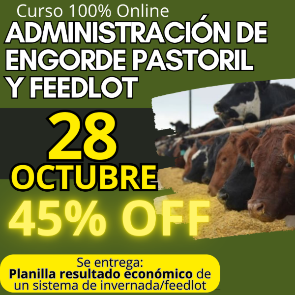 Producto - Curso Online: Administración Integral de Engorde Pastoril y Feedlot - 0
