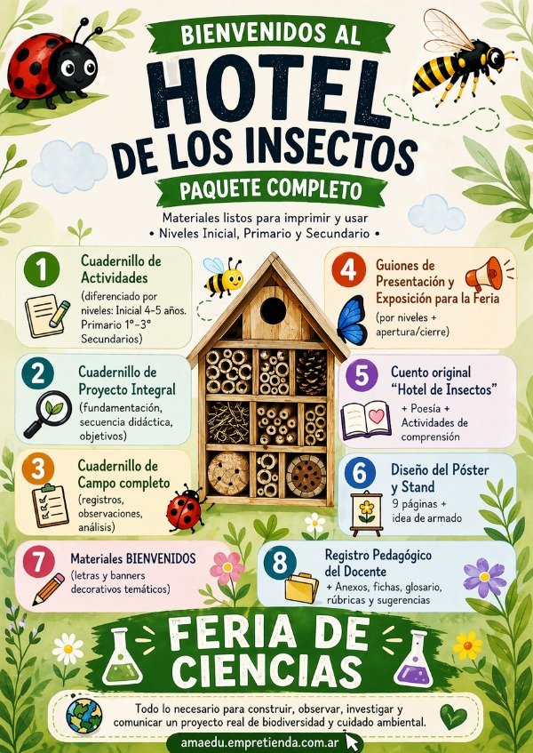 Producto - Feria de Ciencias HOTEL DE INSECTOS
