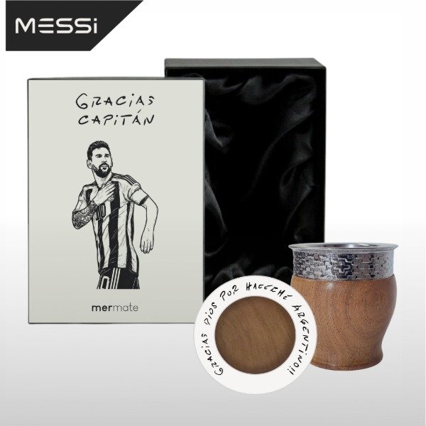 Producto - BOX MATE CON BOMBILLA Y CAJA DE PRESENTACIÓN EXCLUSIVO MESSI A PUÑO Y LETRA - 4