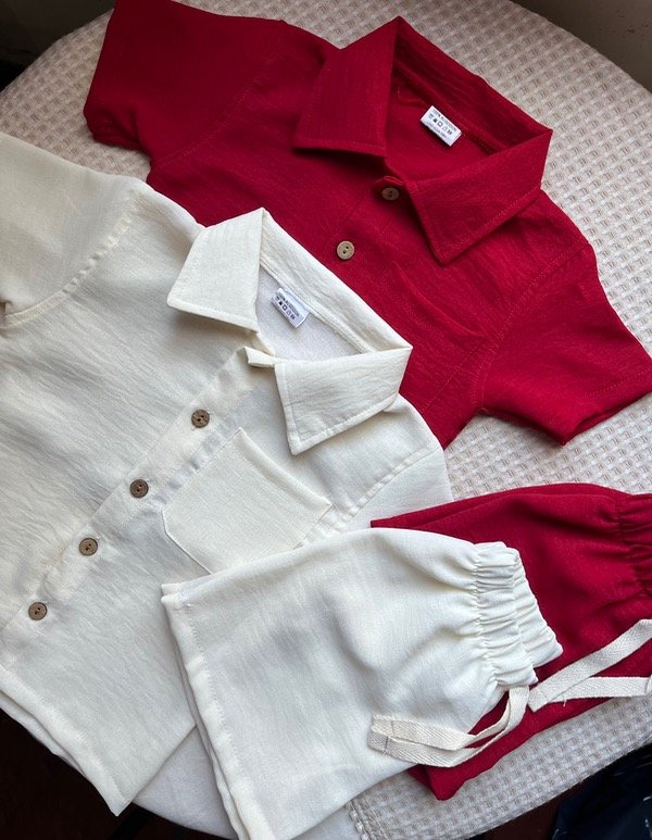 Producto - CAMISA+SHORT LINO