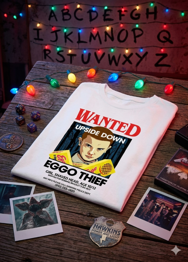 Producto - Remera Mujer Stranger Things Upside Down