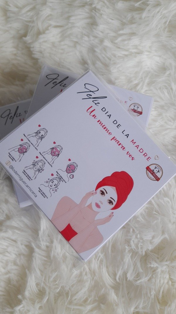 Producto - 50 tarjetas Día de la madre para mascarilla facial - 0