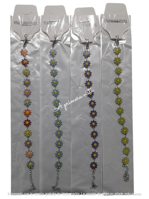 Producto - Pulseras margaritas c/u