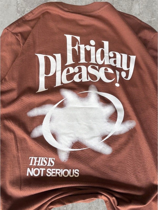 Producto - Remera Oversize Friday Marron - 2
