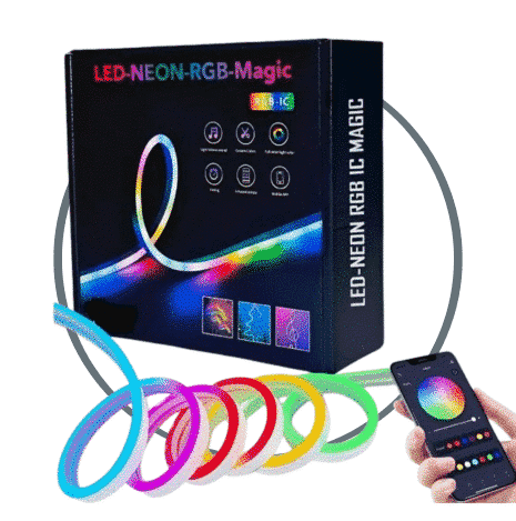 Producto - Luz de neón flexible con control - 3/5 mt. - 0