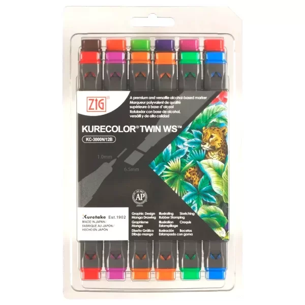 Producto - Kurecolor Twin WS Marcadores Profesionales x12 colores