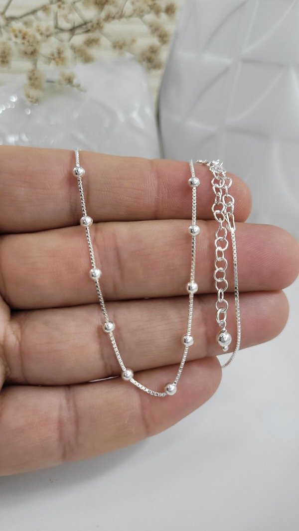 Producto - Conjunto de Plata  40 a 50cm (GAR136)