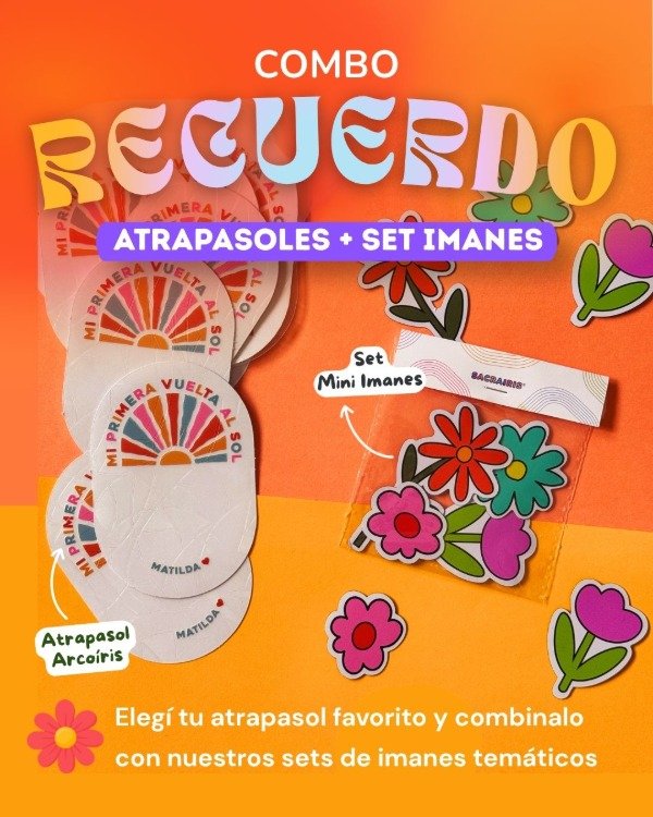 Producto - COMBO RECUERDO / ATRAPASOL + SET IMANES