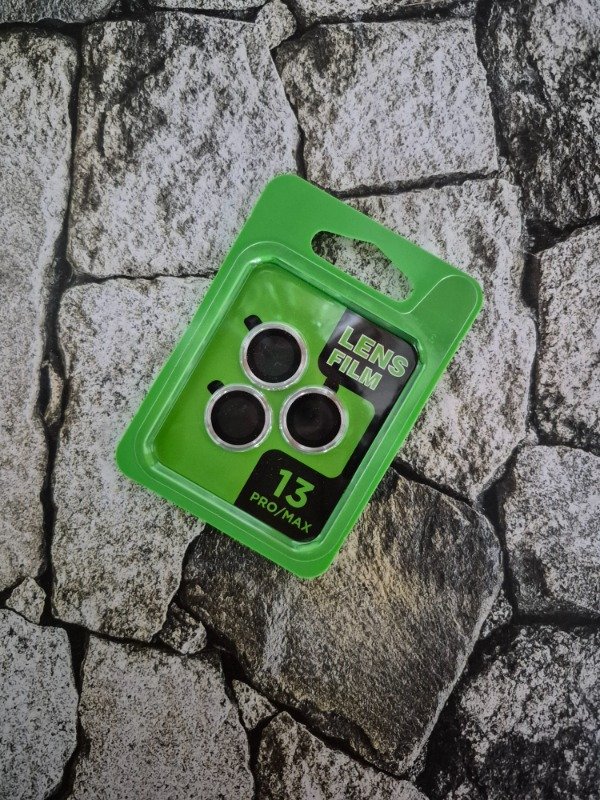 Producto - Protector de cámara Iphone 13 Pro/Pro Max plateado