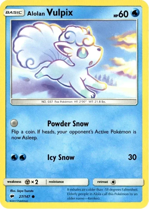 Producto - Alolan Vulpix - 27/147 - Burning Shadows