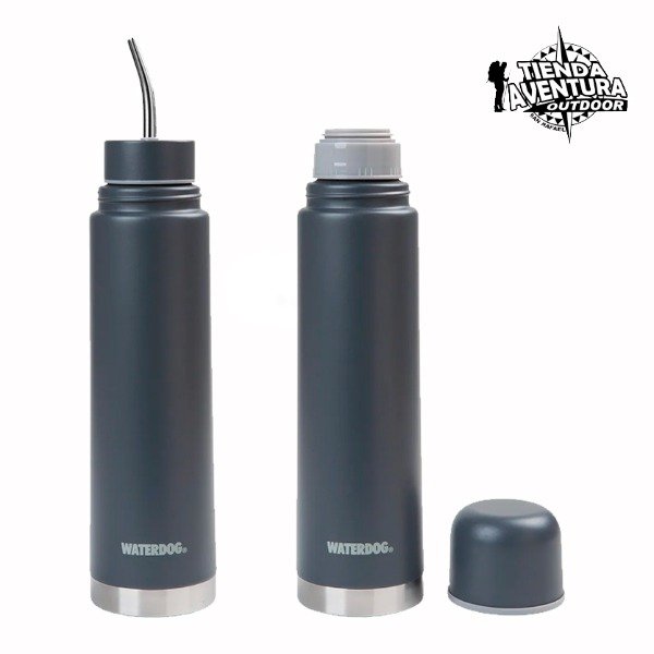 Producto - Termo Mate WATERDOG Yunta 700 doble función (Gris)