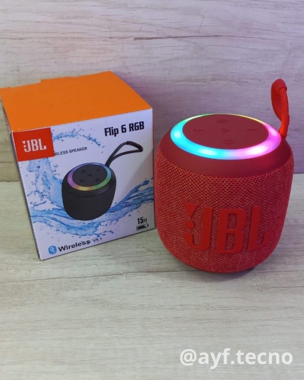 Producto - Parlante jbl Bluetooth Portátil Flip 6 Rgb 5w Led