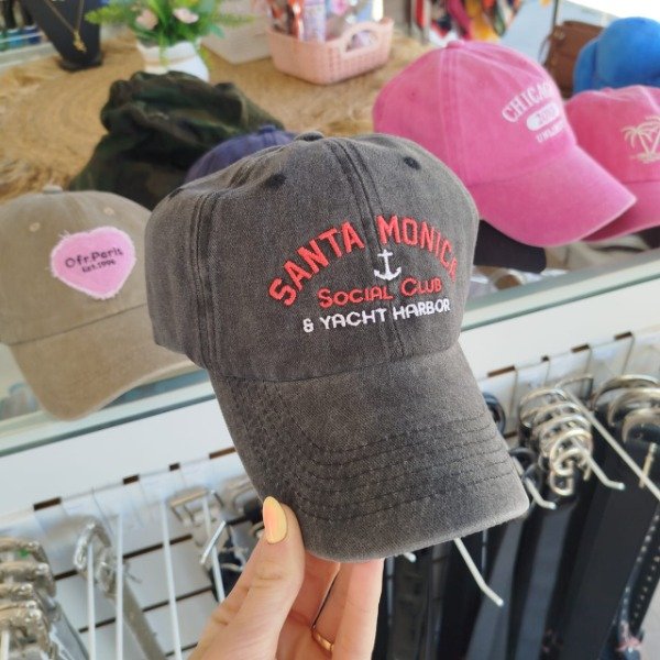 Producto - Gorra vintage santa monica gris