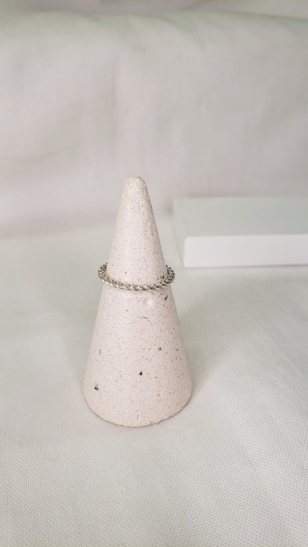 Producto - Anillo trenzado plata