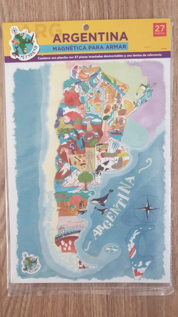 Producto - Mapa imantado Argentina