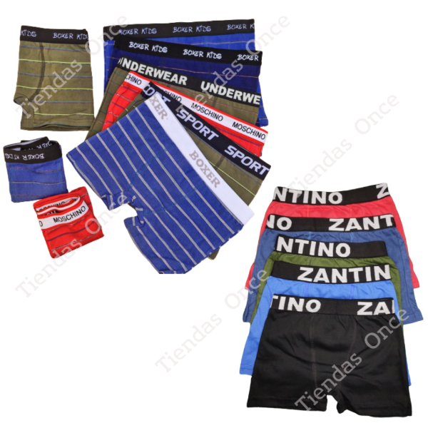 Producto - Boxer algodón solo juvenil - Por docena