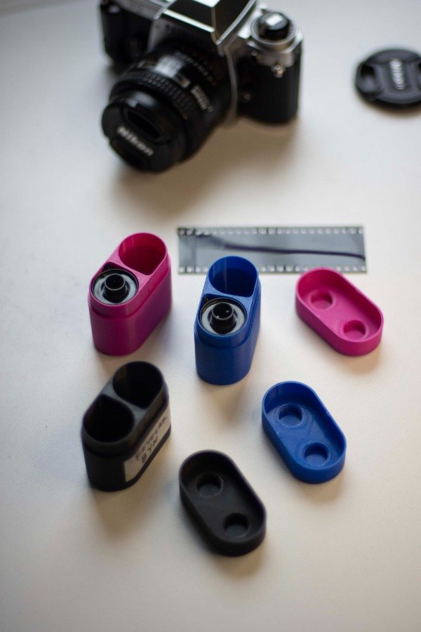 Producto - Estuche guarda rollo fotográfico :)