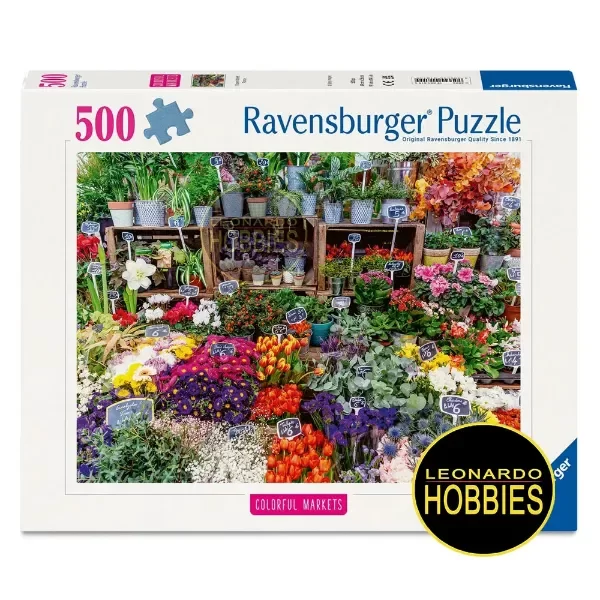 Producto - Mercado de Flores, Francia 500 Piezas Ravensburger 12001815