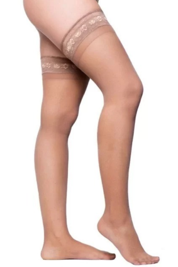 Producto - MEDIAS CON LIGA SILICONADA COLOR PIEL Art. 86