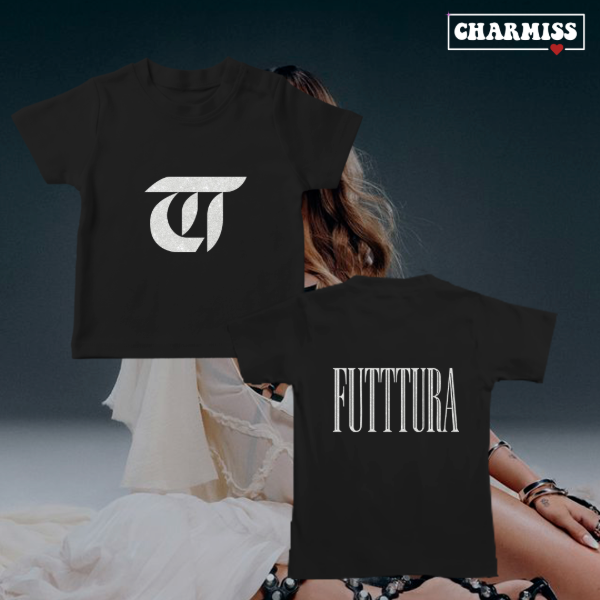 Producto - Baby tee- Logo T y Futttura Reflectivo (estampa adelante y atras) - 1