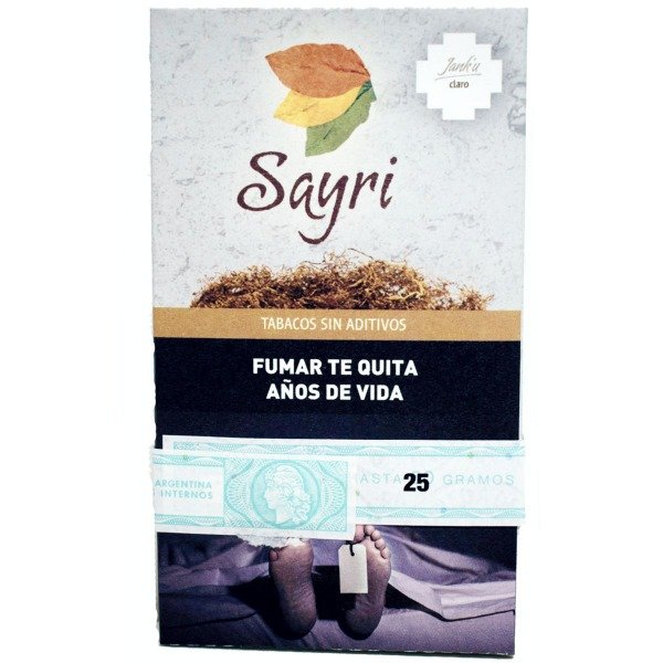 Producto - Tabaco Sayri Claro