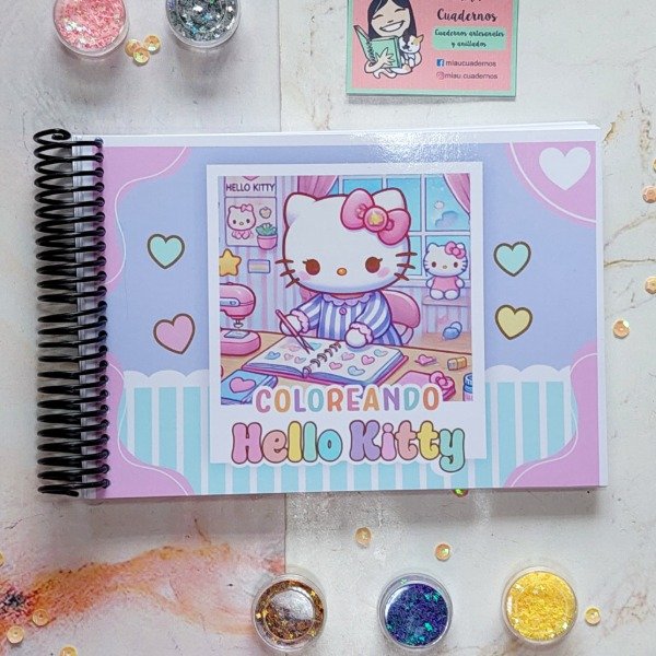 Producto - Cuaderno para pintar- hello kitty