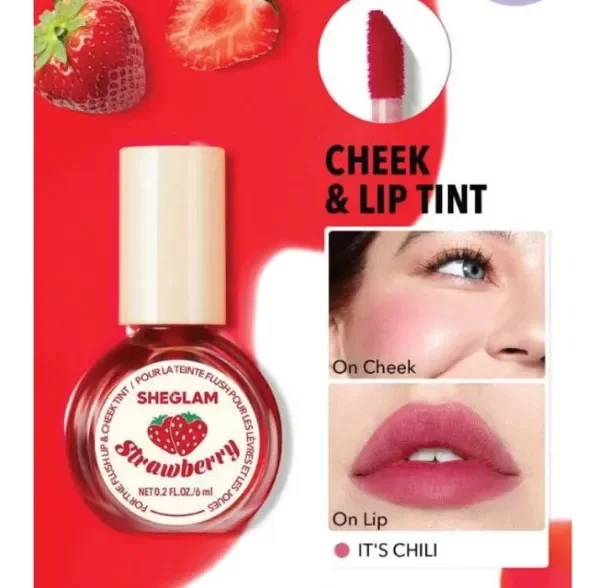 Producto - Tinta Para Labios For The Flush Lip And Cheek Tint Sheglam