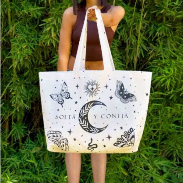 Producto - Bolso Playero- Solta y Confia