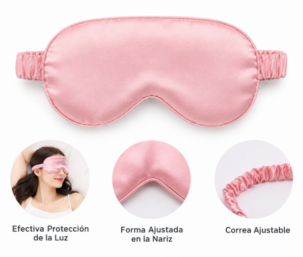 Producto - Antifaz Saten Rosa - 0