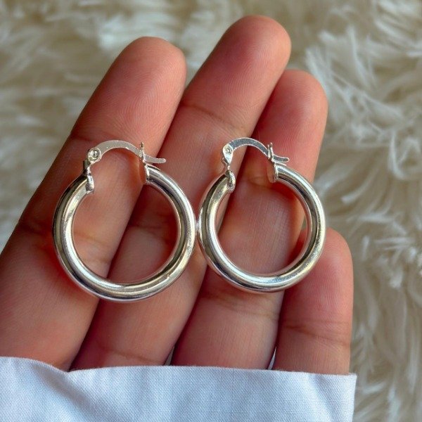 Producto - Argollas lisas infladas(cod.734)