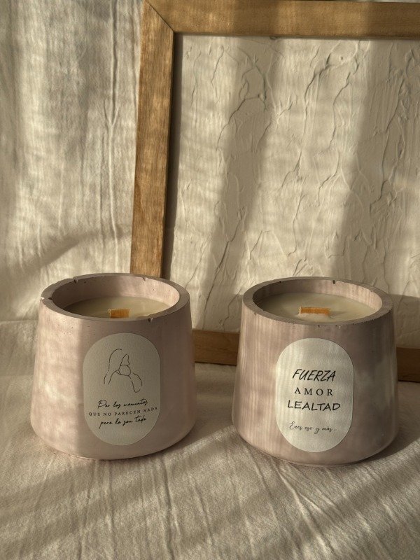 Producto - Día de la madre - Vela aromática con frase - 2