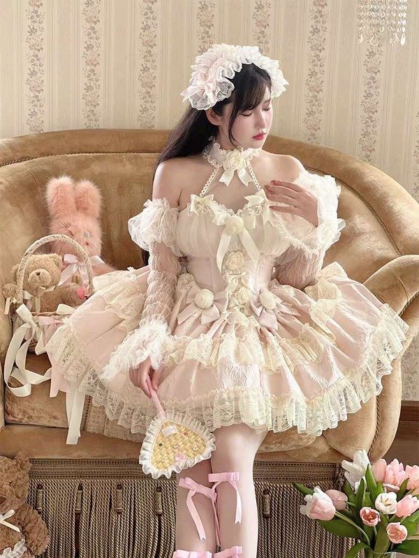 Producto - Vestido princesa Anime rosa claro