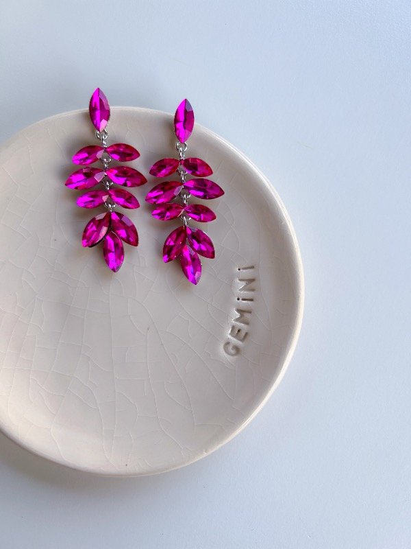 Producto - Aros Amapola Fucsia