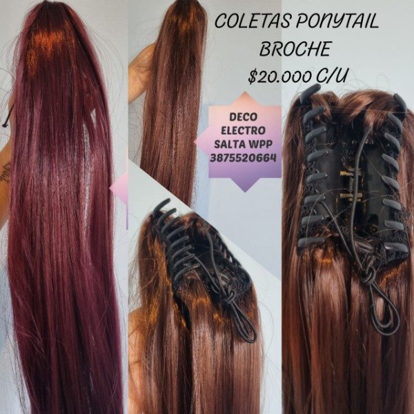 Producto - COLETAS CABELLO SEMI NATURAL