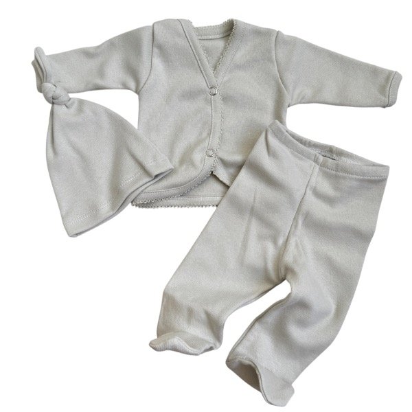 Producto - Ajuar prematuro 00 marrón clarito