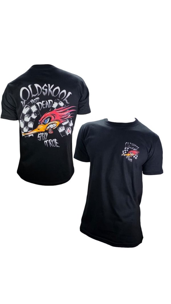 Producto - REMERA ALGODON OLD SKOOL ESTAMPADO SERIGRAFIA