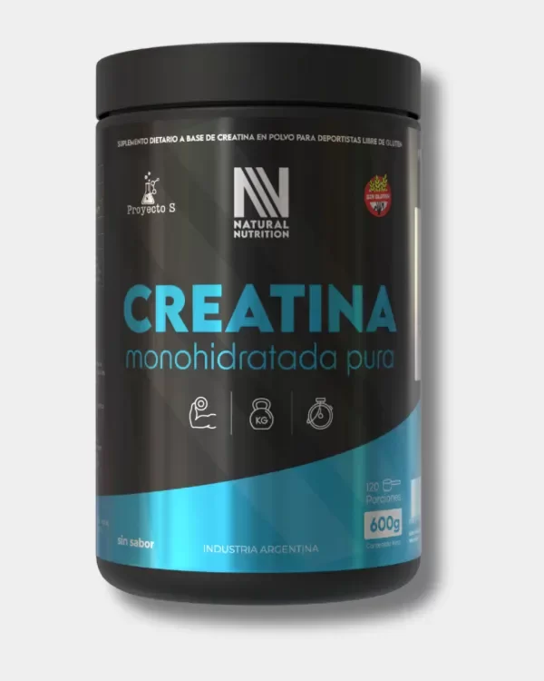 Producto - Creatina Monohidratada Pura 600gr - Natural Nutrition