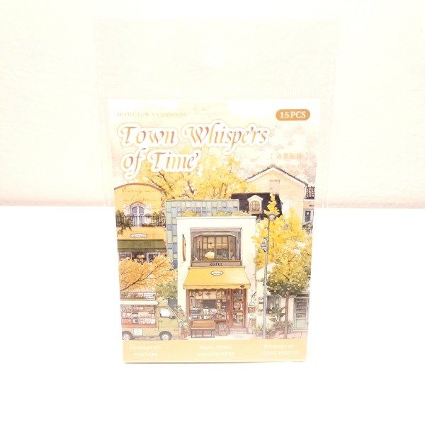 Producto - Set de 15 stickers - Town Whispers: Jintong Cafe Lane