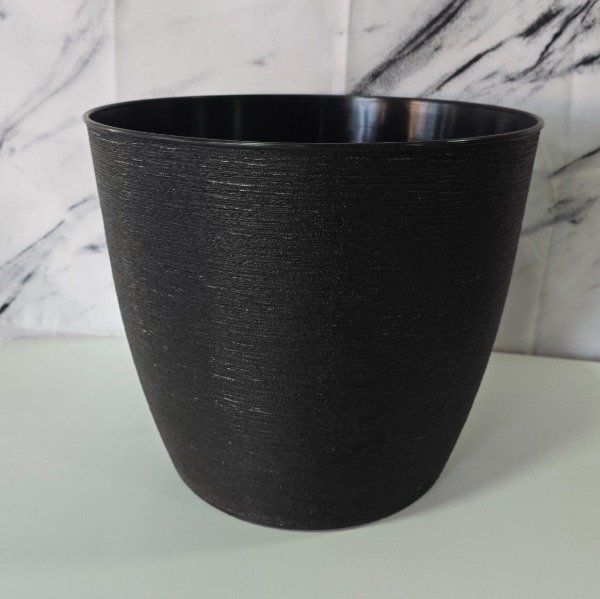 Producto - Maceta owen negra 30cm