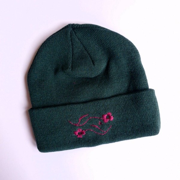 Producto - Gorro Flora - Verde bosque - 1