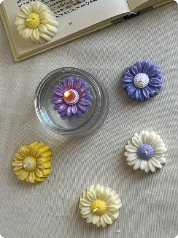 Producto - Vela Flor Margarida - 1
