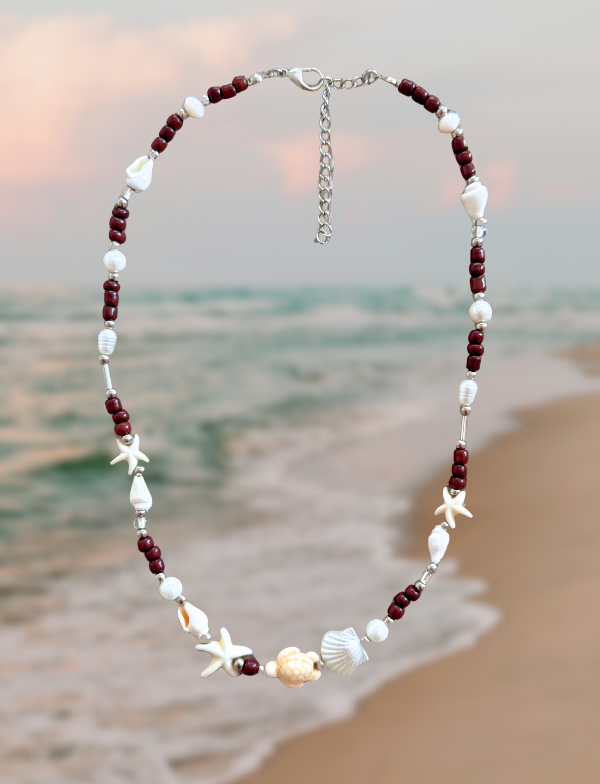 Producto - Collar combinado marrón