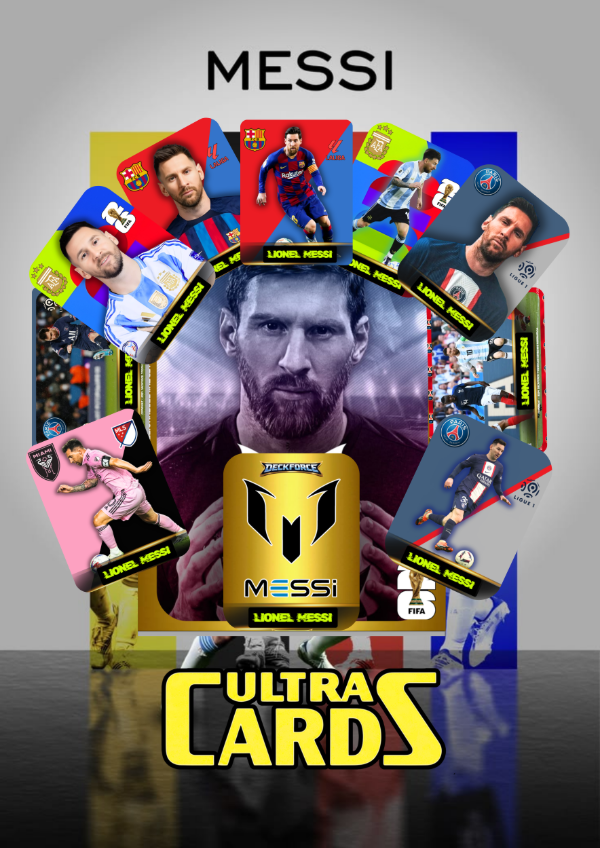 Producto - LIONEL MESSI JUEGO DE CARTAS COLECCIONABLES  EDITORIAL ULTRACARDS