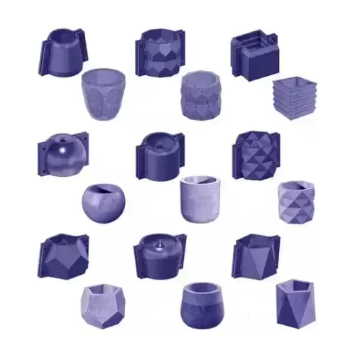 Producto - Molde Para Maceta De Cemento-yeso 6cm De Alto