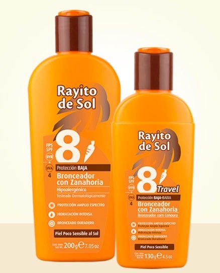 Producto - Bronceador con Zanahoria FPS 8 X200G