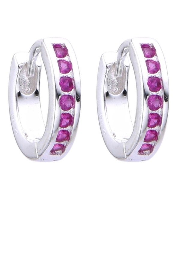 Producto - Argollitas Sol fucsia