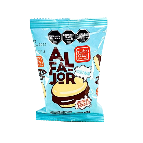 Producto - Alfajor de mani con coco Nutriraw